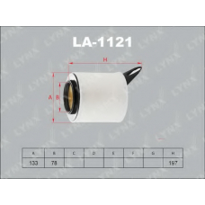 LA-1121 LYNX La-1121 фильтр воздушный lynx