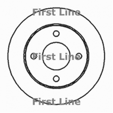 FBD419 FIRST LINE Тормозной диск