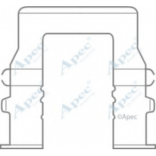 KIT526 APEC Комплектующие, тормозные колодки