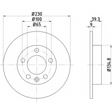 89016600 TEXTAR Комплект тормозов, дисковый тормозной механизм