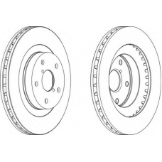 DDF1857 FERODO Тормозной диск