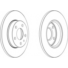 DDF818-1 FERODO Тормозной диск