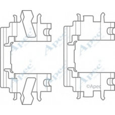 KIT451 APEC Комплектующие, тормозные колодки