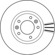 562126BC BENDIX Тормозной диск