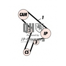 3312102319 Jp Group Комплект ремня ГРМ