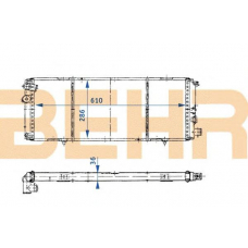 2110315 BEHR Radiator