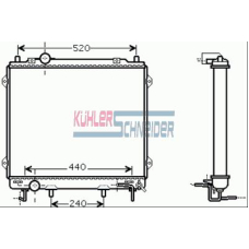 5701351 KUHLER SCHNEIDER Радиатор, охлаждение двигател