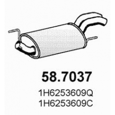 58.7037 ASSO Глушитель выхлопных газов конечный