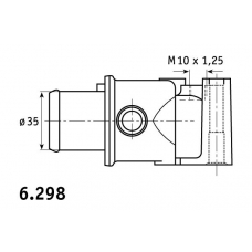 C.552.87 BEHR Термостат, охлаждающая жидкость