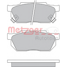 1170527 METZGER Комплект тормозных колодок, дисковый тормоз