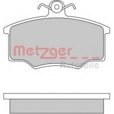 1170350 METZGER Комплект тормозных колодок, дисковый тормоз