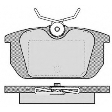 RA.0321.0 RAICAM Комплект тормозных колодок, дисковый тормоз