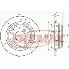 BD-3153-50 FREMAX Тормозной диск