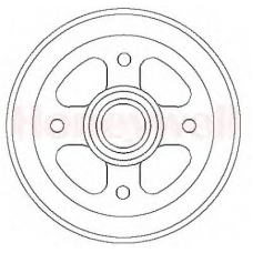 329246B BENDIX Тормозной барабан