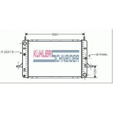 1800391 KUHLER SCHNEIDER Радиатор, охлаждение двигател