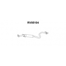 RV05104 VENEPORTE Средний глушитель выхлопных газов