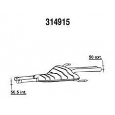 394331491500 MAGNETI MARELLI Выпускной трубопровод