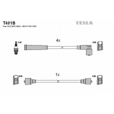 T481B TESLA Комплект проводов зажигания