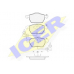 181331 ICER Комплект тормозных колодок, дисковый тормоз