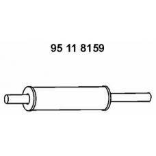 95 11 8159 EBERSPACHER Предглушитель выхлопных газов