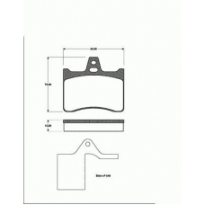 1501221938 S.b.s. Комплект тормозных колодок, дисковый тормоз