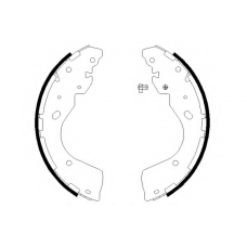 8DB 355 022-011 HELLA PAGID Комплект тормозных колодок