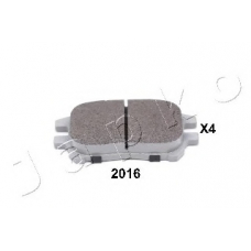 502016 JAPKO Комплект тормозных колодок, дисковый тормоз