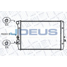 025M28 JDEUS Радиатор, охлаждение двигателя