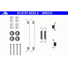 03.0137-9233.2 ATE Комплектующие, тормозная колодка