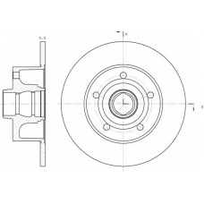 D6431.00 WOKING Тормозной диск