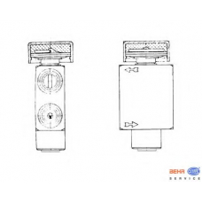 8UW 351 234-031 HELLA Расширительный клапан, кондиционер