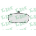 05P261 LPR Комплект тормозных колодок, дисковый тормоз