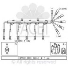 4.8579 FACET Ккомплект проводов зажигания
