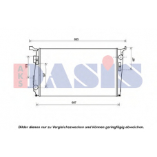 490013N AKS DASIS Радиатор, охлаждение двигателя