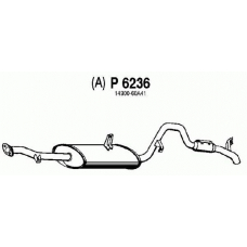 P6236 FENNO Глушитель выхлопных газов конечный