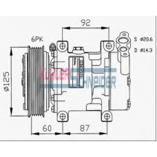 8403001 KUHLER SCHNEIDER Компрессор, кондиционер