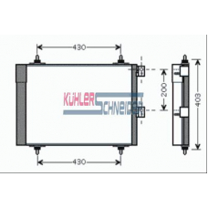 1520081 KUHLER SCHNEIDER Конденсатор, кондиционер