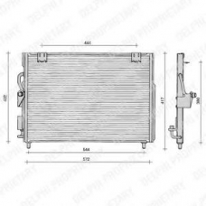 TSP0225106 DELPHI Конденсатор, кондиционер