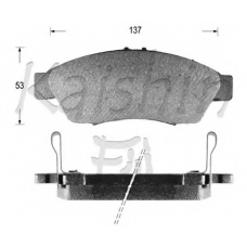 FK9042 KAISHIN Комплект тормозных колодок, дисковый тормоз
