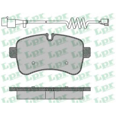 05P1296A LPR Комплект тормозных колодок, дисковый тормоз