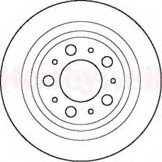 562087B BENDIX Тормозной диск