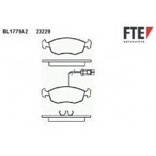 BL1779A2 FTE Комплект тормозных колодок, дисковый тормоз