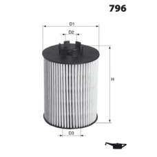 ELH4368 MECAFILTER Масляный фильтр