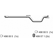043489 ERNST Труба выхлопного газа