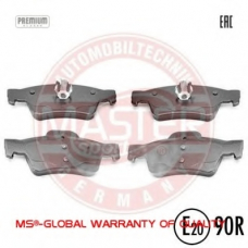 13046071712N-SET-MS MASTER-SPORT Комплект тормозных колодок, дисковый тормоз