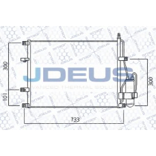 731M10 JDEUS Конденсатор, кондиционер
