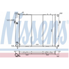 609891 NISSENS Радиатор, охлаждение двигателя