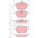 GDB1271 TRW Комплект тормозных колодок, дисковый тормоз