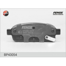 BP43054 FENOX Комплект тормозных колодок, дисковый тормоз