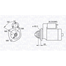 063521090180 MAGNETI MARELLI Стартер
